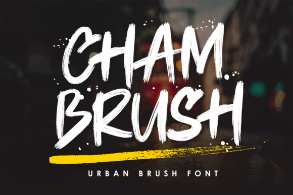 Chambrush Font: The Casual Brush Typeface for Creative Projects