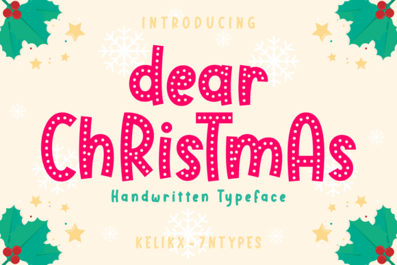 Dear Christmas: A Charming Display Font for Your Editorial Projects