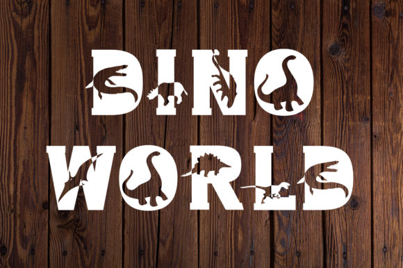 Exploring Dino World: A Fun and Exquisite Display Font