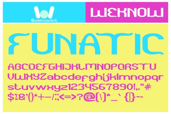 Funatic Font Review: A Designer’s Playful Experiment