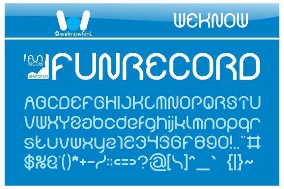 Funrecord: A Display Font Perfect for Creative Products