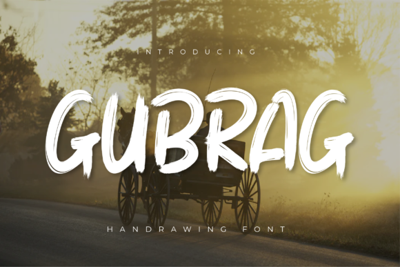 Gubrag Font Review: A Chunky Display Typeface