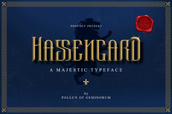 Hassengard: An Elegant Display Font for Memorable Branding