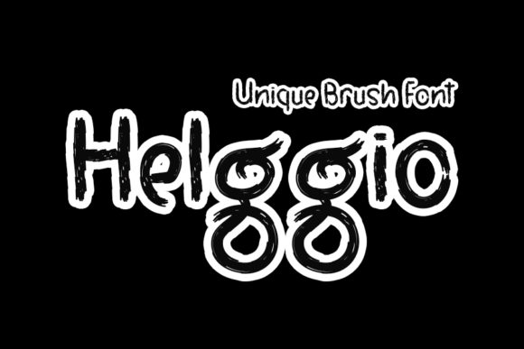 Helggio: A Bold Display Font for Editorial Impact