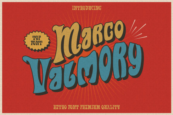 Marco Valmory: A Bold Typeface for Editorial Personality