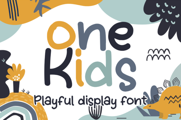 Onekids: A Playful Display Font for Digital Design