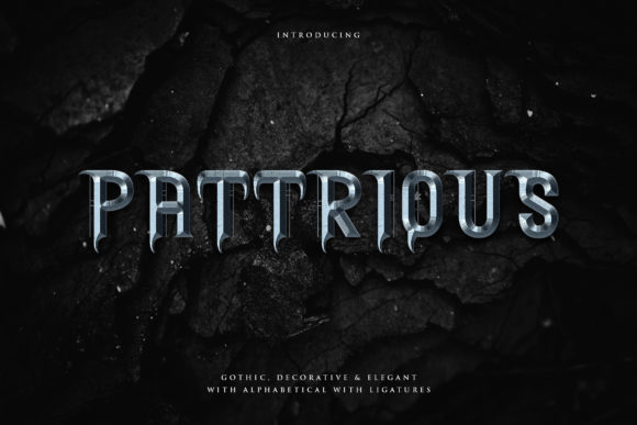 Pattrious: A Bold Font to Build a Professional and Recognizable Brand