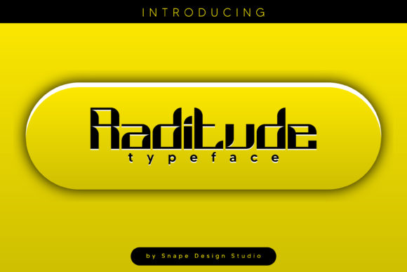 Raditute: A Quirky Display Font for Eye-Catching Design