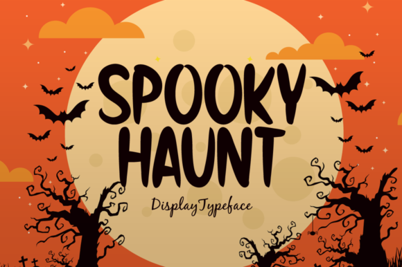 Spooky Haunt: A Cute Halloween Display Font for Your Business