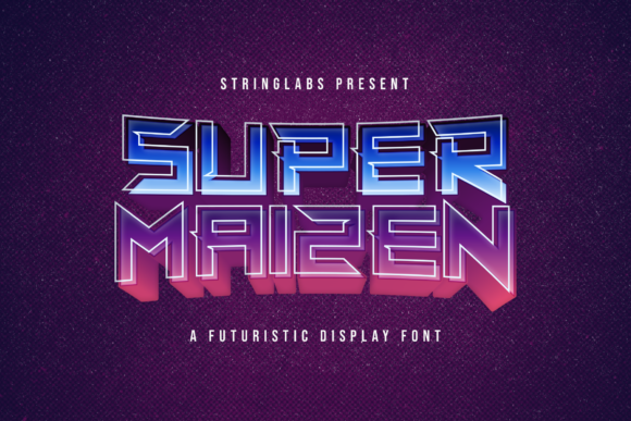 Super Maizen: A Bold Display Font for Modern Projects