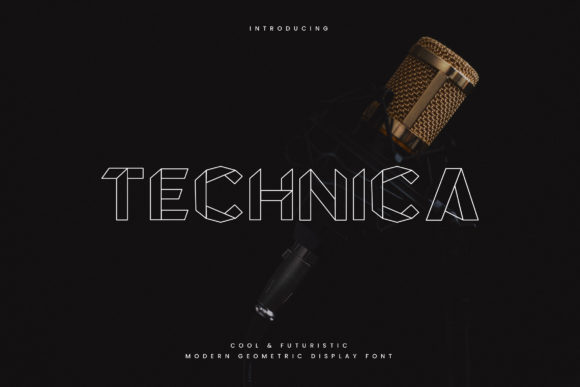 Technica: A Bold Display Font for Modern Digital Brands