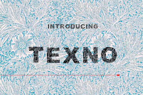 Texno: A Display Font for the Digital Mood