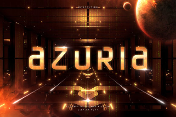 The Azuria Font: A Bold Typeface for Distinctive Craft Designs