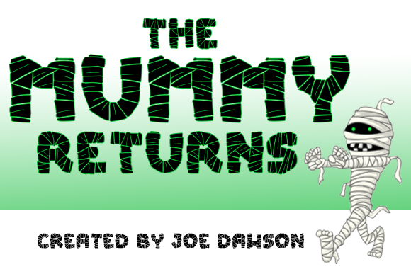 The Mummy Returns Font: A Joyful Display Typeface for Web Design