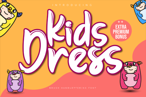 Unleashing Joy with Kids Dress: A Fun Display Font