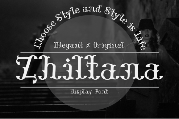 Zhiltana: An Elegant Display Font for Distinctive Brands